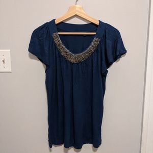 Navy Blue Top